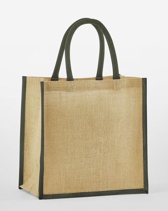 WESTFORDMILL NATURAL STARCHED JUTE MINI GIFT BAG Tasche personalisierbar