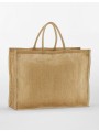 WESTFORDMILL NATURAL STARCHED JUTE MARKET SHOPPER naturel/naturel personnalisable