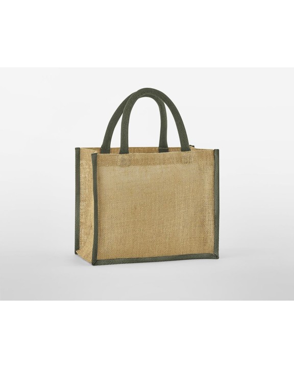 Tote bag personnalisable WESTFORDMILL NATURAL STARCHED JUTE MIDI TOTE