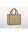 WESTFORDMILL NATURAL STARCHED JUTE MIDI TOTE Tote Bag personalisierbar