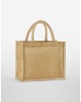 WESTFORDMILL NATURAL STARCHED JUTE MIDI TOTE Tote Bag personalisierbar