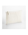 WESTFORDMILL STRIPED ORGANIC COTTON ACCESSORY POUCH Tasche personalisierbar