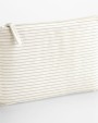 WESTFORDMILL STRIPED ORGANIC COTTON ACCESSORY POUCH Tasche personalisierbar