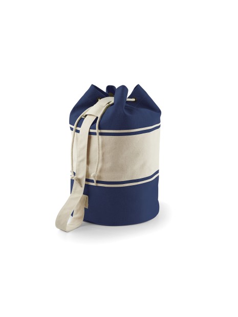 QUADRA CANVAS DUFFEL NAVY/OFF-WHITE personnalisable