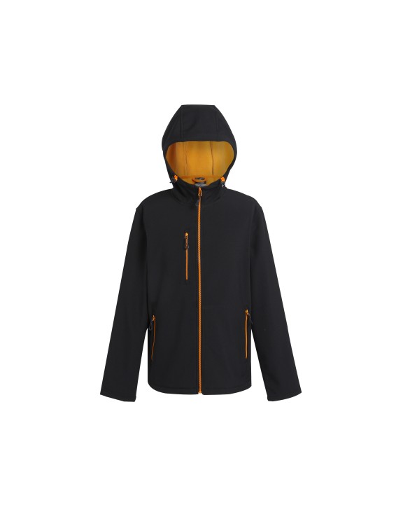 REGATTA NAVIGATE 2 LAYER HOODED SOFTSHELL JACKET Softshell personalisierbar