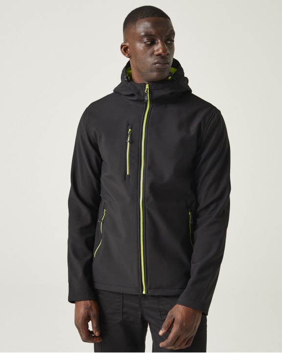 REGATTA NAVIGATE 2 LAYER HOODED SOFTSHELL JACKET Softshell personalisierbar