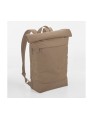 BAG BASE SIMPLICITY ROLL TOP BACKPACK hazelnut personnalisable