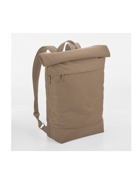 BAG BASE SIMPLICITY ROLL TOP BACKPACK hazelnut personnalisable