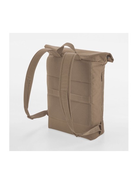 BAG BASE SIMPLICITY ROLL TOP BACKPACK hazelnut personnalisable