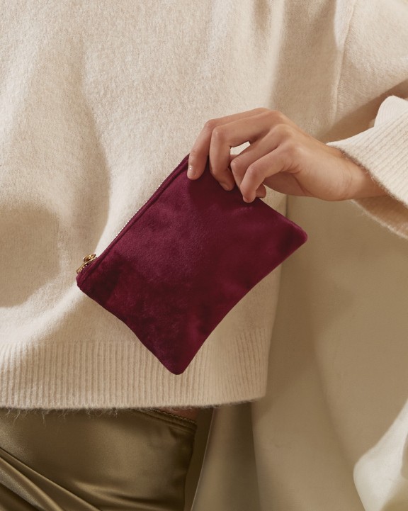 BAG BASE VELVET ACCESSORY POUCH Tasche personalisierbar