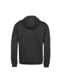 TEE JAYS ATHLETIC HOODED FULL ZIP SWEAT noir personnalisable