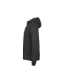 TEE JAYS ATHLETIC HOODED FULL ZIP SWEAT noir personnalisable