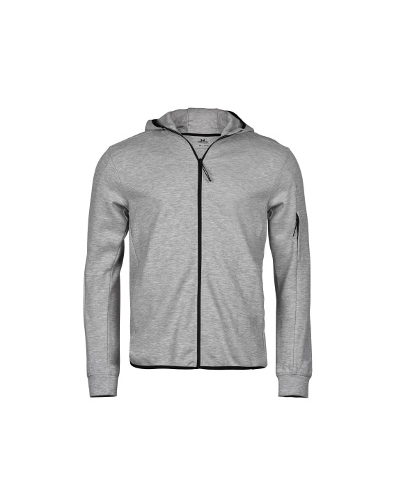 TEE JAYS ATHLETIC HOODED FULL ZIP SWEAT Sweatshirt personalisierbar