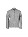 TEE JAYS ATHLETIC FULL ZIP CARDIGAN heather grey personnalisable