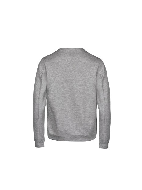 TEE JAYS ATHLETIC CREW NECK SWEAT heather grey personnalisable