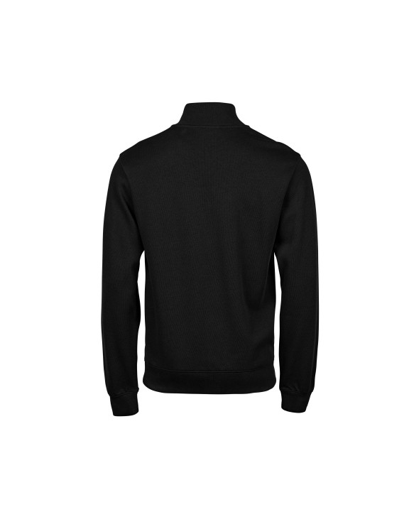 TEE JAYS RIBBED INTERLOCK HALF ZIP Sweatshirt personalisierbar