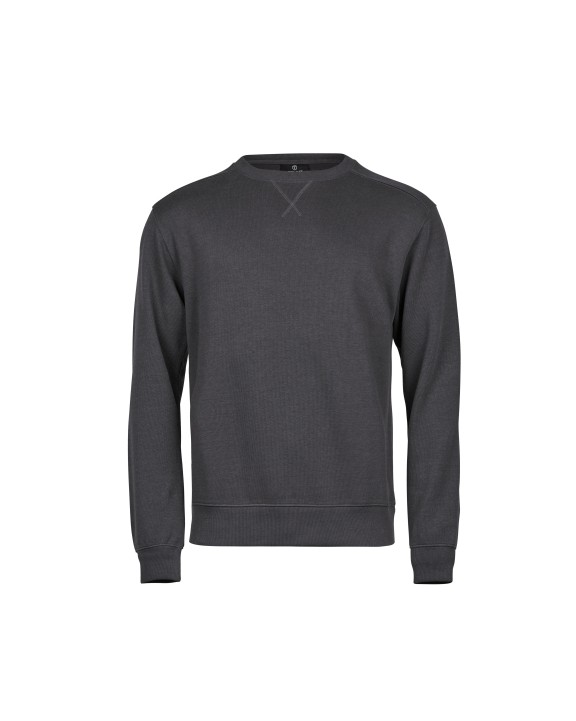 TEE JAYS RIBBED INTERLOCK CREW NECK Sweatshirt personalisierbar