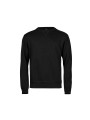 TEE JAYS RIBBED INTERLOCK CREW NECK noir personnalisable
