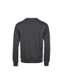 TEE JAYS RIBBED INTERLOCK CREW NECK dark grey personnalisable