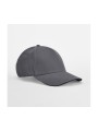 BEECHFIELD EARTHAWARE® CLASSIC ORGANIC COTTON 5 PANEL CAP - SANDWICH PEAK graphite/noir personnalisable