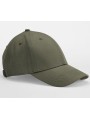 BEECHFIELD EARTHAWARE® ORGANIC COTTON CANVAS 6 PANEL CAP vert olive personnalisable