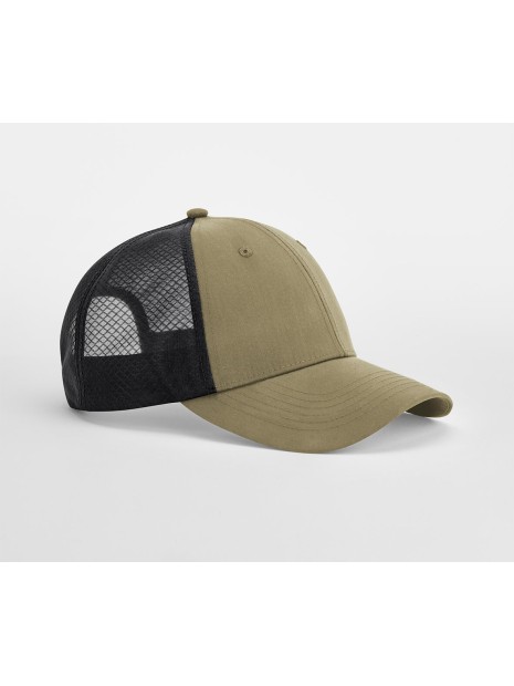 BEECHFIELD TECHNICAL MESH TRUCKER desert sand/black personnalisable