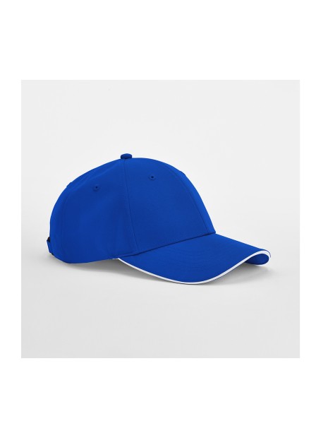 BEECHFIELD TEAM SPORTS-TECH CAP bleu royal brillant/blanc personnalisable