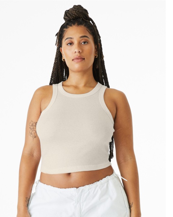 T-shirt BELLA-CANVAS WOMEN'S MICRO RIB RACER TANK voor bedrukking &amp; borduring