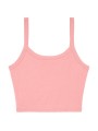 BELLA-CANVAS Women's Micro Rib Spaghetti Strap Tank solid pink blend personnalisable