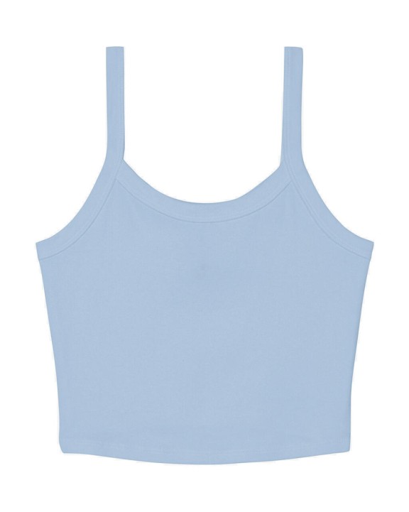 BELLA-CANVAS Women's Micro Rib Spaghetti Strap Tank T-Shirt personalisierbar