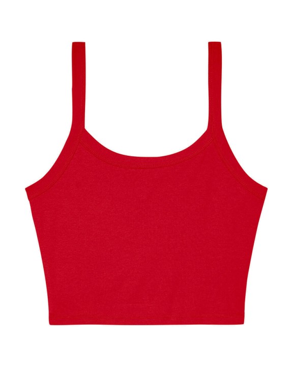T-shirt BELLA-CANVAS Women's Micro Rib Spaghetti Strap Tank voor bedrukking &amp; borduring