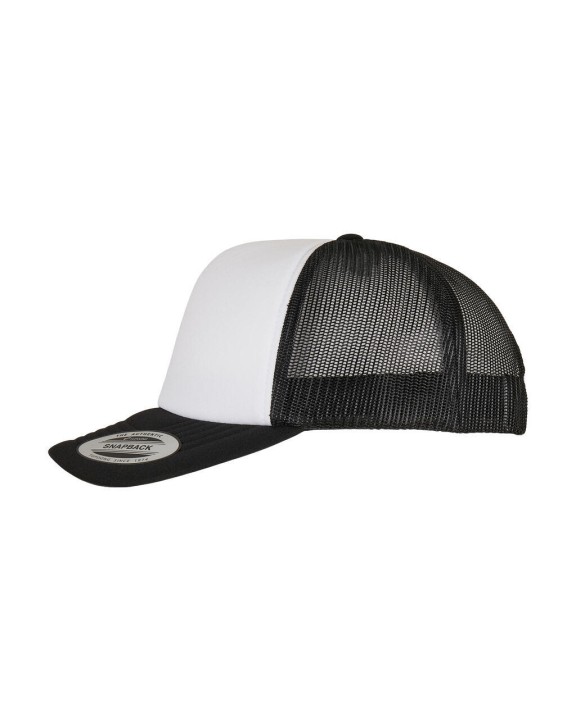 Casquette personnalisable FLEXFIT Classic Curved Foam Trucker Cap – White Front