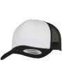 Casquette personnalisable FLEXFIT Classic Curved Foam Trucker Cap – White Front