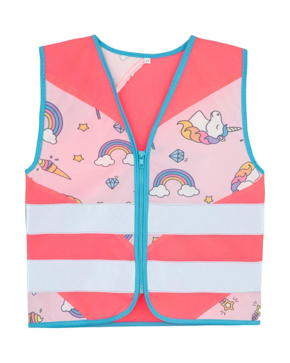 KORNTEX Children's Safety Vest Action Warnweste personalisierbar