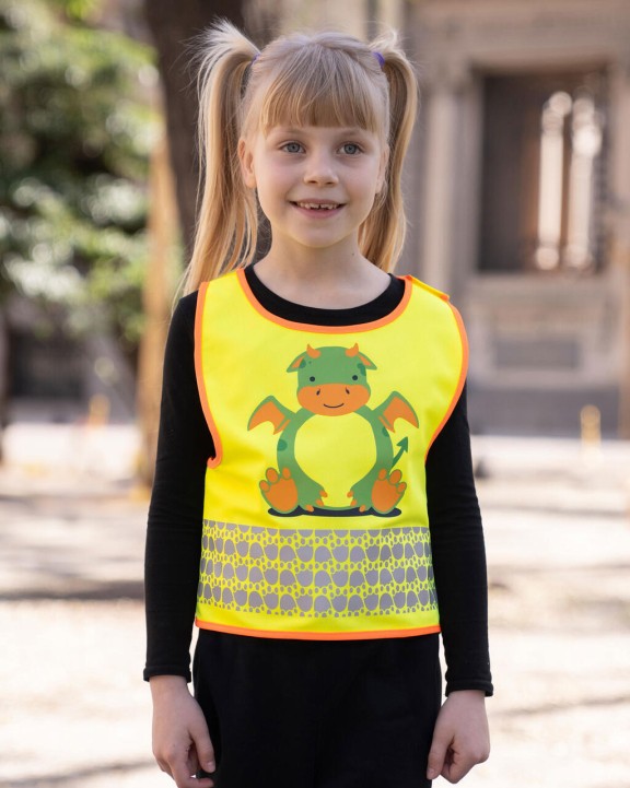 Gilet de sécurité personnalisable KORNTEX Children's Safety Vest Funtastic Wildlife