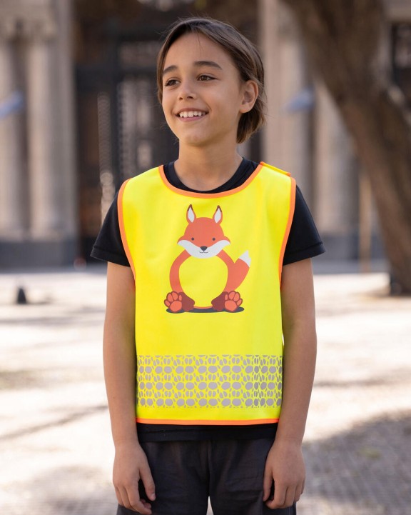 Gilet de sécurité personnalisable KORNTEX Children's Safety Vest Funtastic Wildlife