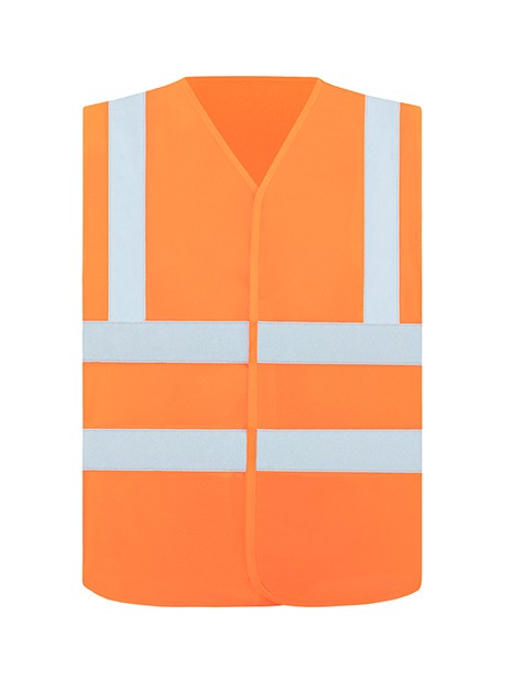 KORNTEX 4-Band Safety Vest Minden Signal Orange personnalisable