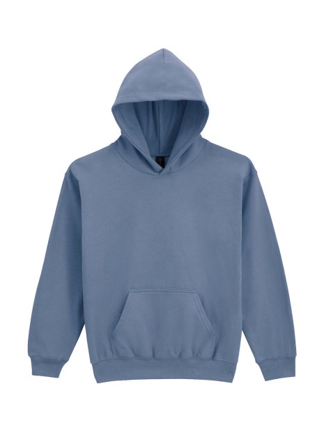 GILDAN SOFTSTYLE® MIDWEIGHT FLEECE YOUTH HOODIE bleu pierre personnalisable