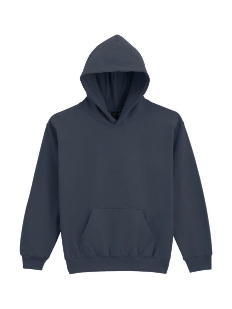 GILDAN SOFTSTYLE® MIDWEIGHT FLEECE YOUTH HOODIE dark heather personnalisable