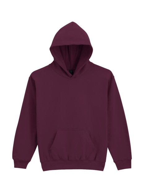 GILDAN SOFTSTYLE® MIDWEIGHT FLEECE YOUTH HOODIE maroon personnalisable