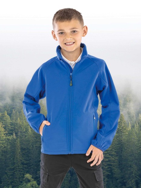 Softshells à personnaliser RESULT Veste softshell recyclée 2 couches enfant 