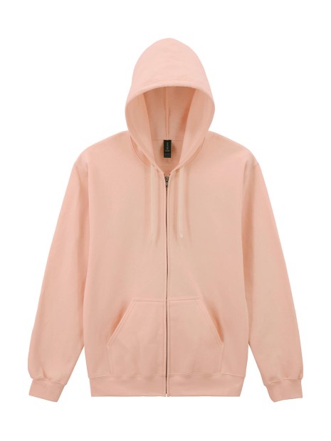 GILDAN SOFTSTYLE MIDWEIGHT FLEECE ADULT FULL ZIP HOODED SWEATSHIRT Dusty Rose personnalisable