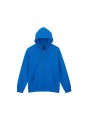 GILDAN SOFTSTYLE MIDWEIGHT FLEECE ADULT FULL ZIP HOODED SWEATSHIRT bleu royal personnalisable