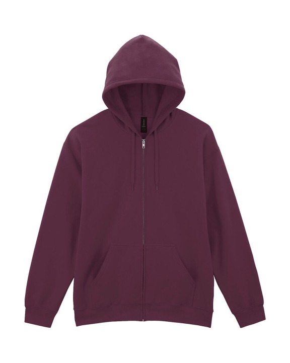 Sweat-shirt personnalisable GILDAN SOFTSTYLE MIDWEIGHT FLEECE ADULT FULL ZIP HOODED SWEATSHIRT