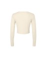 T-shirt BELLA-CANVAS WOMEN'S MICRO RIB LONG SLEEVE BABY TEE voor bedrukking &amp; borduring
