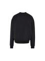 BUILD YOUR BRAND ULTRA HEAVY COTTON CREWNECK noir personnalisable
