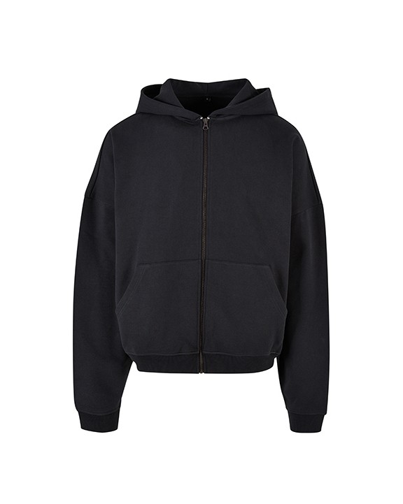 BUILD YOUR BRAND 90's Zip Hoody Sweatshirt personalisierbar
