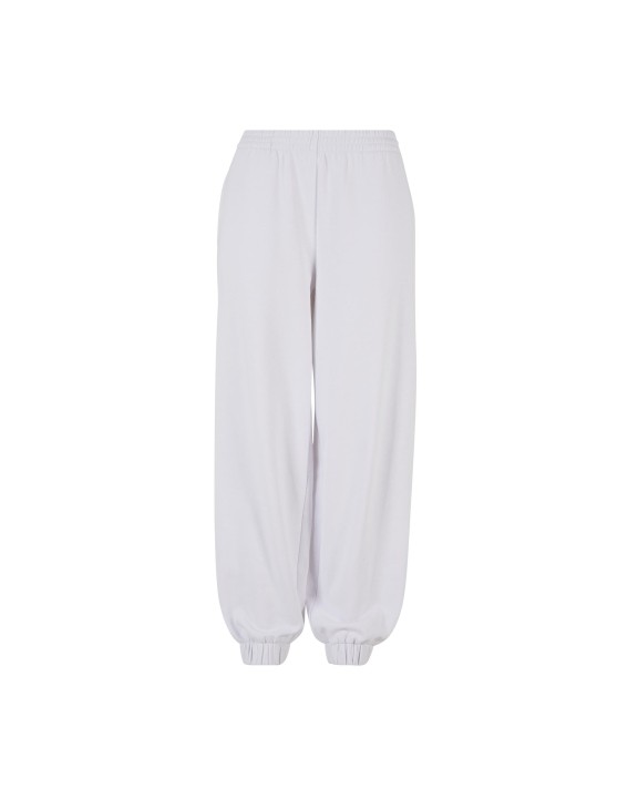 Pantalon personnalisable BUILD YOUR BRAND LADIES HIGH WAIST BALLON SWEAT PANTS