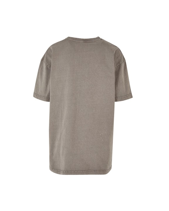 T-shirt personnalisable BUILD YOUR BRAND LADIES OVERSIZED ACID WASH TEE