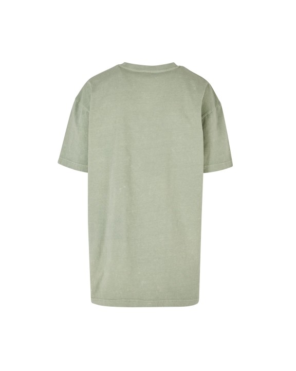 T-shirt personnalisable BUILD YOUR BRAND LADIES OVERSIZED ACID WASH TEE
